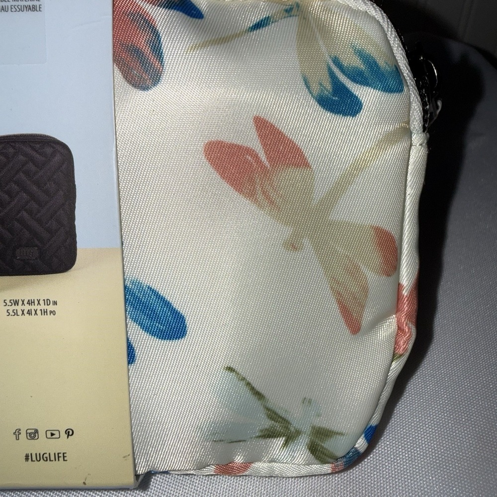 NWT Lug Dragonfly Multicolor 3-Piece Storage Cosmetic Makeup Travel Pouch Set - Picture 3 of 9